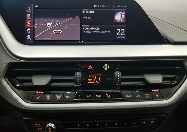 BMW Seria 1 cena 99900 przebieg: 54050, rok produkcji 2020 z Świętochłowice małe 379